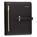 Buckle Closure Planner/Organizer Starter Set, 8.5 x 5.5, Black Cover, 12-Month (Jan to Dec): Undated (DRNDR111804005) Each