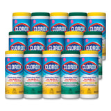 Clorox® Disinfecting Wipes, 1-Ply, 7 x 8, Fresh Scent/Citrus Blend, 35/Canister, 3/Pack, 5 Packs/Carton (CLO30112CT) 5 Packs of 3 Canisters