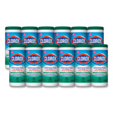 Clorox® Disinfecting Wipes, 1-Ply, 7 x 8, Fresh Scent, White, 35/Canister, 12 Canisters/Carton (CLO01593CT) Case of 12