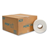 Morcon Tissue Jumbo Bath Tissue, Septic Safe, 2-Ply, White, 3.3" x 700 ft, 12 Rolls/Carton (MOR29) Case of 12