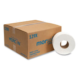 Morcon Tissue Jumbo Bath Tissue, Septic Safe, 2-Ply, White, 3.3" x 500 ft, 12/Carton (MOR129X) Case of 12
