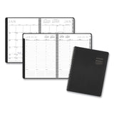 AT-A-GLANCE® Contemporary Lite Weekly/Monthly Planner, 11 x 8.25, Black Simulated Leather Cover, 12-Month (Jan to Dec): 2026 (AAG7095XL05) Each