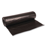 Boardwalk® Recycled Low-Density Polyethylene Can Liners, 56 gal, 1.6 mil, 43" x 47", Black, 10 Bags/Roll, 10 Rolls/Carton (BWK522) Box of 100