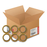 Universal® Heavy-Duty Box Sealing Tape, 3" Core, 1.88" x 54.6 yds, Clear, 36/Box (UNV99000) Box of 36
