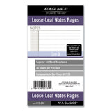 AT-A-GLANCE® Lined Notes Pages for Planners/Organizers, 6.75 x 3.75, White Sheets, Undated, 30 Sheets (AAG013200) Each