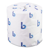 Boardwalk® 2-Ply Toilet Tissue, Septic Safe, White, 4.5 x 4.5, 500 Sheets/Roll, 96 Rolls/Carton (BWK6155B) Case of 96