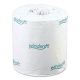 Windsoft® Bath Tissue, Septic Safe, Individually Wrapped Rolls, 2-Ply, White, 500 Sheets/Roll, 48 Rolls/Carton (WIN2405) Case of 48