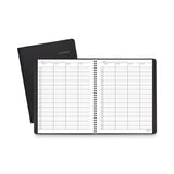 AT-A-GLANCE® Four-Person Group Undated Daily Appointment Book, 10.88 x 8.5, Black Cover, 12-Month (Jan to Dec): Undated (AAG8031005) Each