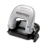 Bostitch® 20-Sheet EZ Squeeze Two-Hole Punch, 9/32" Holes, Black/Silver (ACI2310) Each