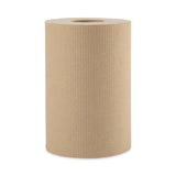 Boardwalk® Hardwound Paper Towels, 1-Ply, 8" x 350 ft, Natural, 12 Rolls/Carton (BWK6252) Case of 12