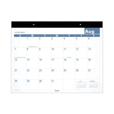 AT-A-GLANCE® Academic Large Print Desk Pad, 21.75 x 17, White/Blue Sheets, 12 Month (July to June): 2025 to 2026 (AAGSKLPAY32) Each