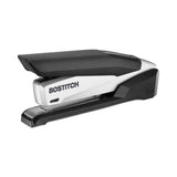 Bostitch® InPower Spring-Powered Desktop Stapler with Antimicrobial Protection, 28-Sheet Capacity, Black/Silver (ACI1110) Each