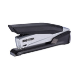 Bostitch® InPower Spring-Powered Desktop Stapler with Antimicrobial Protection, 20-Sheet Capacity, Black/Gray (ACI1100) Each
