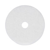 Boardwalk® Polishing Floor Pads, 20" Diameter, White, 5/Carton (BWK4020WHI) Case of 5