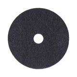 Boardwalk® Stripping Floor Pads, 20" Diameter, Black, 5/Carton (BWK4020BLA) Case of 5