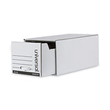 Universal® Economy Storage Drawer Files, Letter Files, White, 6/Carton (UNV85120) Case of 6