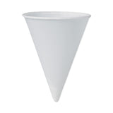 SOLO® Cone Water Cups, Cold, Paper, 4 oz, White, 200/Pack (SCC4BR) Pack of 200