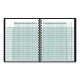 AT-A-GLANCE® Undated Class Record Book, Nine to 10 Week Term: Two-Page Spread (35 Students), 10.88 x 8.25, Black Cover (AAG8015005) Each