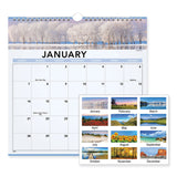 AT-A-GLANCE® Landscape Monthly Wall Calendar, Landscapes Photography, 12 x 12, White/Multicolor Sheets, 12-Month (Jan to Dec): 2026 (AAG88200) Each