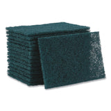 Boardwalk® Heavy-Duty Scour Pad, 6 x 9, Green 15/Carton (BWK186) Case of 15