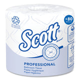 Scott® Essential 100% Recycled Fiber SRB Bathroom Tissue, Septic Safe, 2-Ply, White, 473 Sheets/Roll, 80 Rolls/Carton (KCC13217) Case of 80