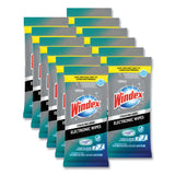 Windex® Electronics Cleaner, 1-Ply, 7 x 10, Neutral Scent, White, 25/Pack, 12 Packs/Carton (SJN319248) Case of 12