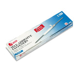 ACCO Premium Self-Adhesive Two-Prong Paper Fastener Bases, 2" Capacity, 2.75" Center to Center, Brown, 100/Box (ACC70021) Box of 100 Fasteners