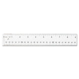 Westcott® Clear Flexible Acrylic Ruler, Standard/Metric, 18" Long, Clear (ACM10564) Each