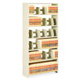 Tennsco Snap-Together Steel Six-Shelf Closed Starter Set, 36w x 12d x 76h, Sand (TNN1276PCSD) Each