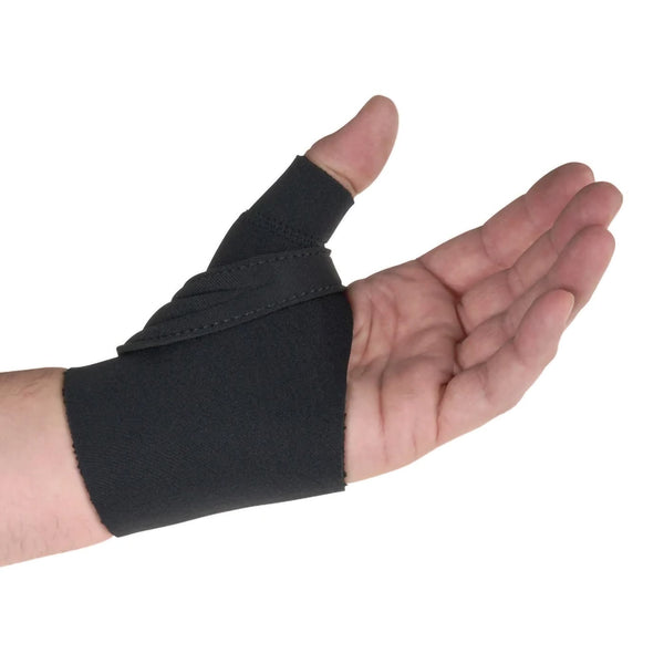 Comfort Cool® Thumb CMC Restriction Splint Adult Medium Wrap Around Strap Right Hand Black (482536_EA) 1/EA