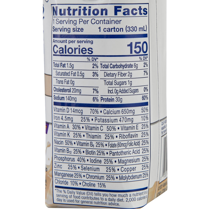 Ensure® Max Protein Nutrition Shake Oral Supplement French Vanilla Flavor Liquid 11 oz. Reclosable Carton (1209630_CS) 12/CS