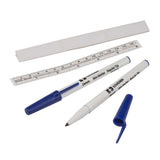 Devon™ Skin Marker with Ruler and Labels Gentian Violet Ink Sterile Full Size Regular Tip (183116_CS) 100/CS