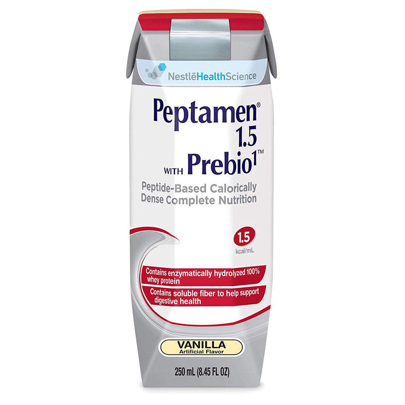 Peptamen® 1.5 with Prebio 1™ Oral Supplement Vanilla Flavor Liquid 250 mL Carton (810944_CS) 24/CS
