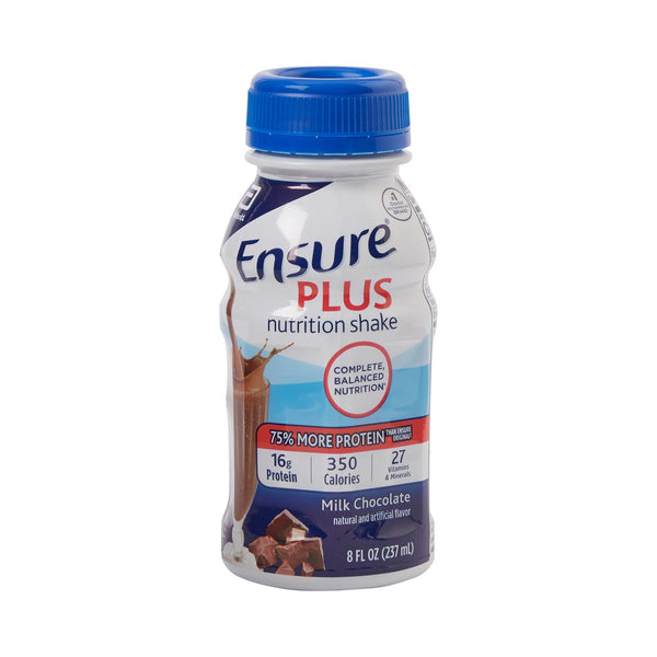 Ensure® Plus Nutrition Shake Oral Supplement Milk Chocolate Flavor Liquid 8 oz. Bottle (649272_PK) 6/PK