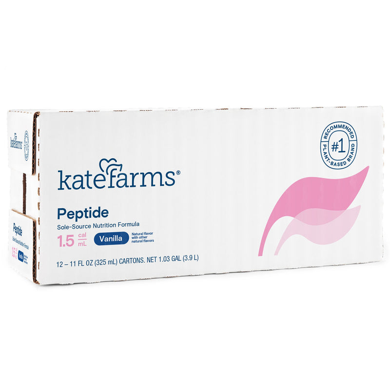 Kate Farms Peptide 1.5 Oral Supplement Vanilla Flavor Liquid 11 oz. Carton (1184936_EA) 1/EA