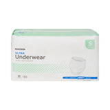 McKesson Ultra Unisex Adult Absorbent Underwear Pull On with Tear Away Seams Small Disposable Heavy Absorbency (884175_BG) 1/BG