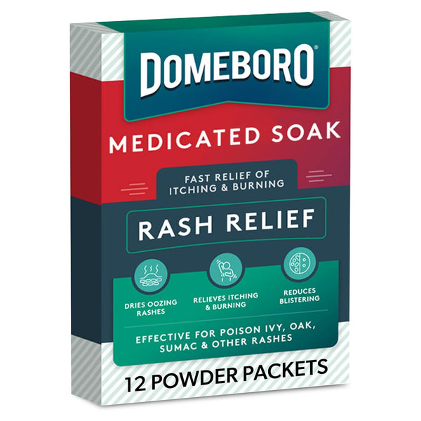 Domeboro® Rash Relief Itch Relief 952 mg - 1347 mg Strength Powder 2.2 Grams Individual Packet (1049121_EA) 1/EA