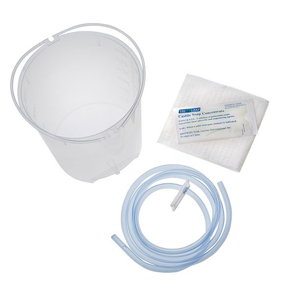 AMSure® Enema Bucket Set NonSterile 1500 mL (1030992_CS) 50/CS