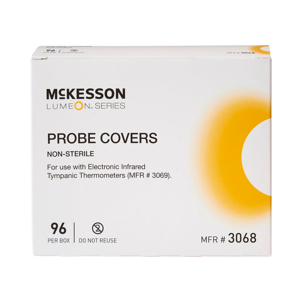 McKesson LUMEON™ Tympanic Thermometer Probe Cover For use with Tympanic Thermometers 96 per Box (848677_CS) 2112/CS