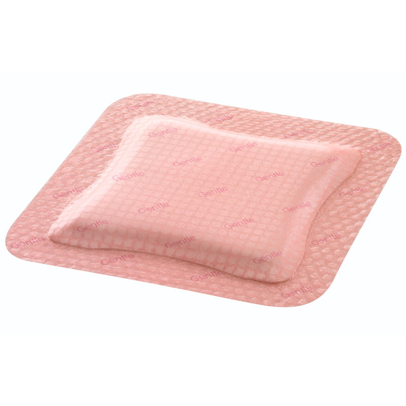 Allevyn Gentle Border Foam Dressing 7 X 7 Inch With Border Film Backing Silicone Gel Adhesive Square Sterile (665774_CS) 40/CS