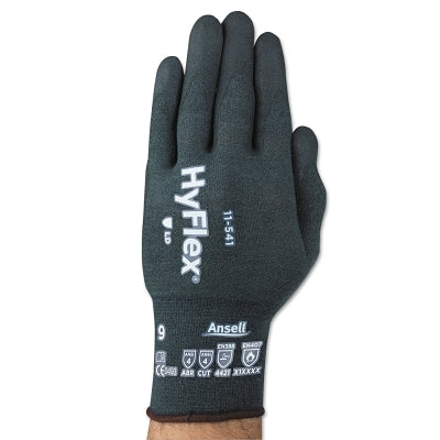 Ansell 11-541 Nitrile Foam Palm Coated Gloves, Size 8, Grey (012-11-541-8) 12 PR / DZ