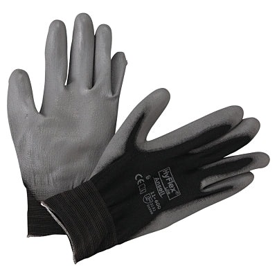 Ansell 11-600 Palm-Coated Gloves, Size 9, Black (012-11-600-9-BK) 12 Pairs