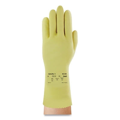 Ansell Versatouch Canners Gloves, Natural Latex, Natural, 10 (012-120132) 12 PR / DZ