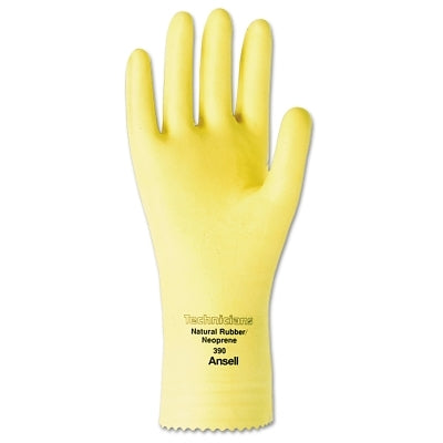 Ansell Technicians Gloves, 9, Natural Latex/Neoprene Blend, Natural (012-390-09) 12 PR / DZ
