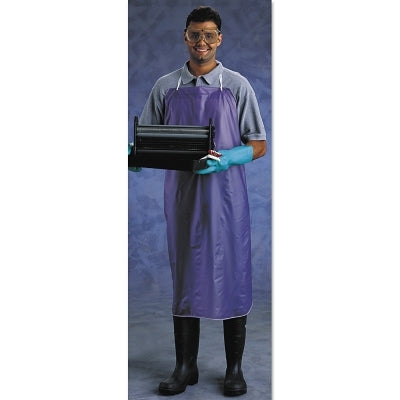 Ansell AlphaTec® 56-001 PVC Apron, 8 mil, 33 in x 44 in, Blue (012-56-001-33X44) Pack of 12