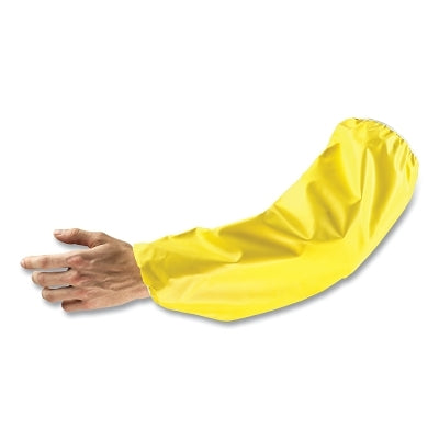 Ansell CPP Sleeves, 18 in Long, Elastic Band Closure, One Size, Yellow (012-59-050) 96 PR / CA