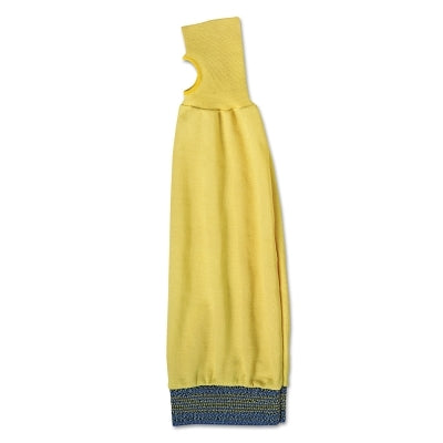 Ansell 59-408 Medium-Duty Protective Sleeve, 22 in L, Elastic Band Closure, Yellow (012-59-408-22in) Each