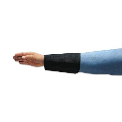 Ansell Cane Mesh Sleeves, 8 in Long, Velcro Closure, Black (012-59-801-8) 1 Pair