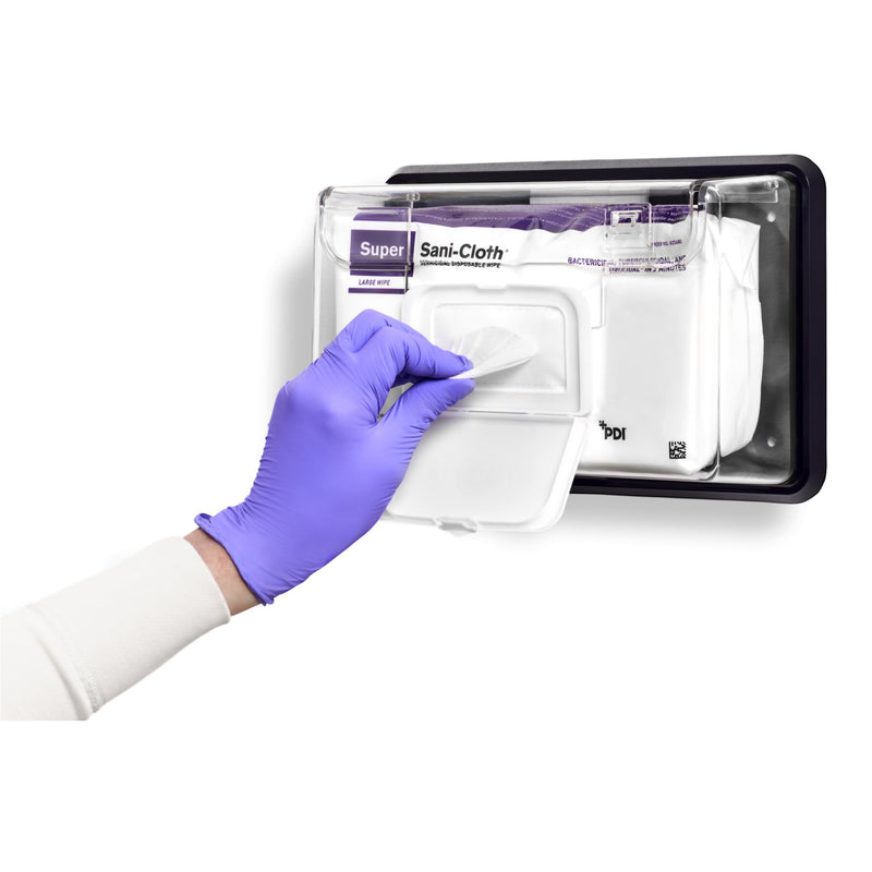 Super Sani-Cloth® Surface Disinfectant Cleaner Premoistened Germicidal Manual Pull Wipe 80 Count Soft Pack Alcohol Scent NonSterile (1186308_CS) 9/CS