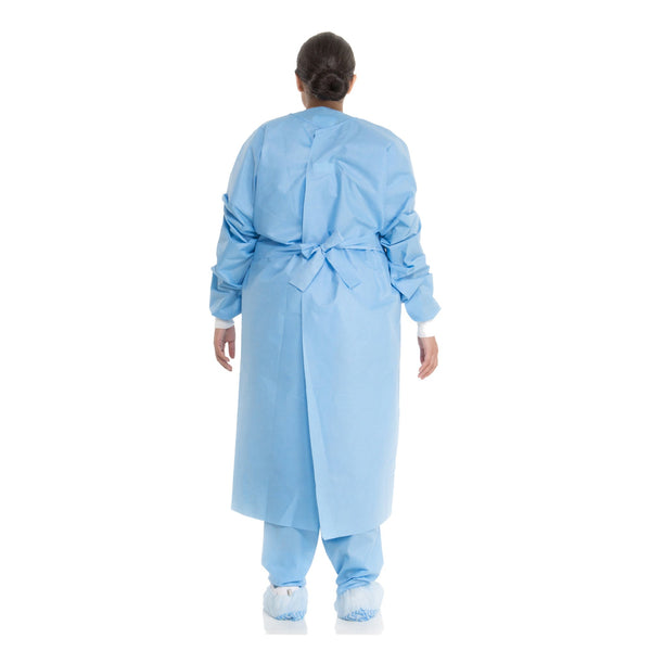Halyard Protective Procedure Gown X-Large Blue NonSterile Not Rated Disposable (342891_PK) 10/PK